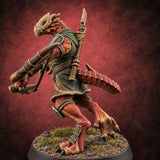 Crests Up, Tails Out Dragonborn Archer C — painted concept preview (miniature supplied unpainted)