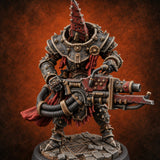 Appeal Denied at Dawn Human Spiked-Armour Executioner A — painted concept preview (miniature supplied unpainted)