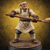 Pulled the Last Loaf Before Dawn Human Baker — painted concept preview (miniature supplied unpainted)