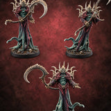 Grudge Outlived the Grave Wraith Scythe Sorcerers — painted concept preview (miniature supplied unpainted)