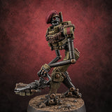 Weapons at the Ready Weird War British Automaton Heavy Machine Gunner D — painted concept preview (miniature supplied unpainted)