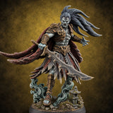 Haunting the Shrine Ruins Wraith C — painted concept preview (miniature supplied unpainted)