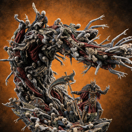 Called Up From Every Grave Lich Undead Tide Lord — painted concept preview (miniature supplied unpainted)