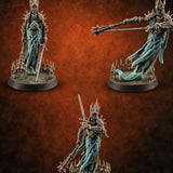 Hem Trails Where Legs Ended Wraith Lord Flail Warriors — painted concept preview (miniature supplied unpainted)