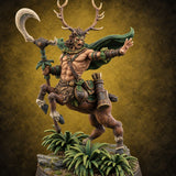 Leaf No One Behind Human Forest Druid E — painted concept preview (miniature supplied unpainted)