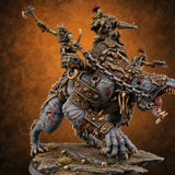 Hair-Raising Commute Troll War Beast — painted concept preview (miniature supplied unpainted)