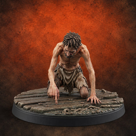 Heeding the Water Human Cultist A Miniature for Dungeons and Dragons, Pathfinder or other TTRPGs