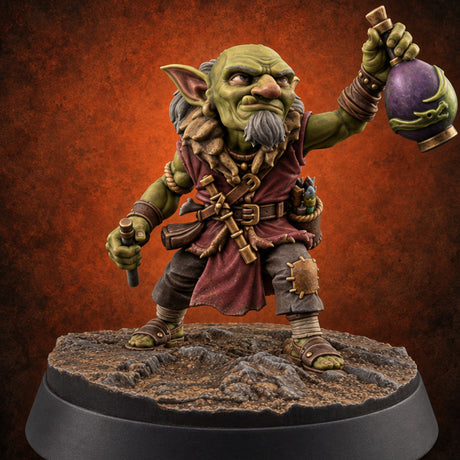 Fumes Included Poison Vendor C — painted concept preview (miniature supplied unpainted)
