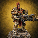 Incense and Iron Discipline Human Heavy Warrior C — painted concept preview (miniature supplied unpainted)