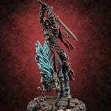 Hooves Strike Sparks, Vows Stay Broken Death Knight Rider B — painted concept preview (miniature supplied unpainted)