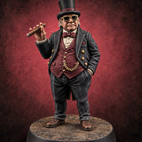 Cigar Raised, Hand in Pocket Human Gentleman — painted concept preview (miniature supplied unpainted)