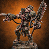 Prime Cut Flesh Golem Blade Brute — painted concept preview (miniature supplied unpainted)