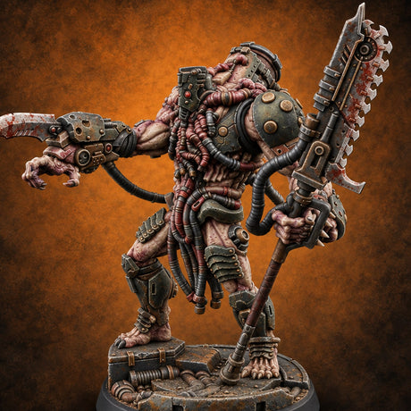 Prime Cut Flesh Golem Blade Brute — painted concept preview (miniature supplied unpainted)
