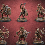 Mustered for the Raid Beastman Marauders — painted concept preview (miniature supplied unpainted)