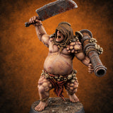 Chop Now, Boom Later Ogre Cleaver Gunner C — painted concept preview (miniature supplied unpainted)