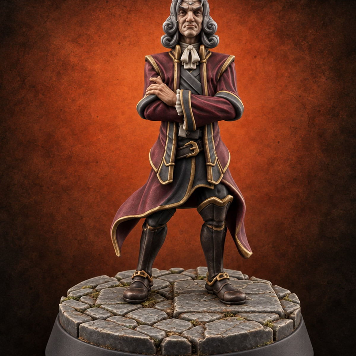 Overruled Before Opening Remarks Human Magistrate C — painted concept preview (miniature supplied unpainted)