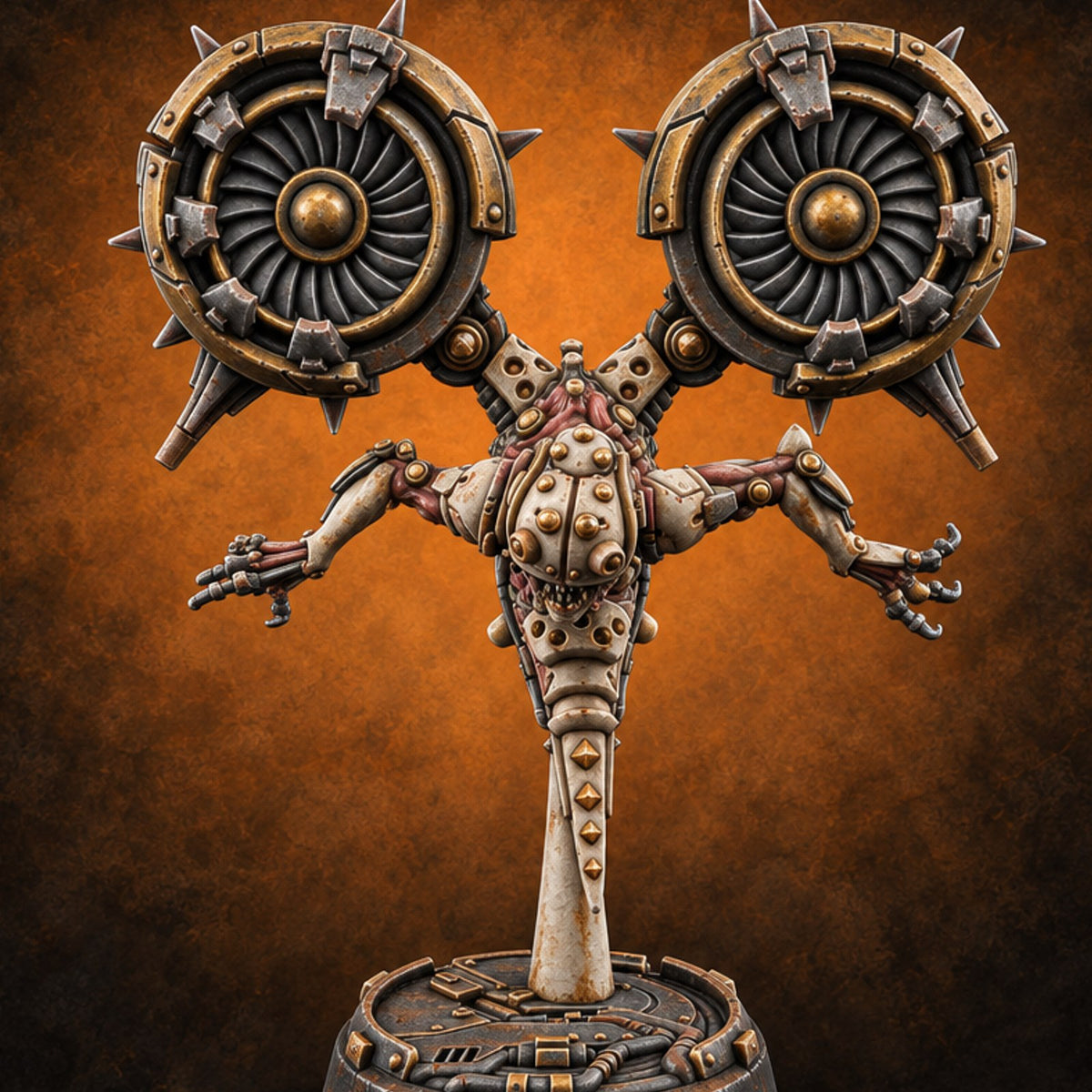 Twin Turbines, One Appetite Homunculus Turbine Drone C — painted concept preview (miniature supplied unpainted)