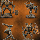 Arms Race Winners Warforged Pugilist Automatons — painted concept preview (miniature supplied unpainted)