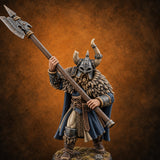 Shoulder to Shoulder, Halberds High Human Huscarl Halberdier F — painted concept preview (miniature supplied unpainted)