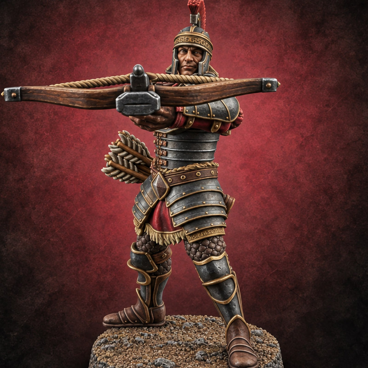 Night Watch Roll Call Human City Guard G — painted concept preview (miniature supplied unpainted)