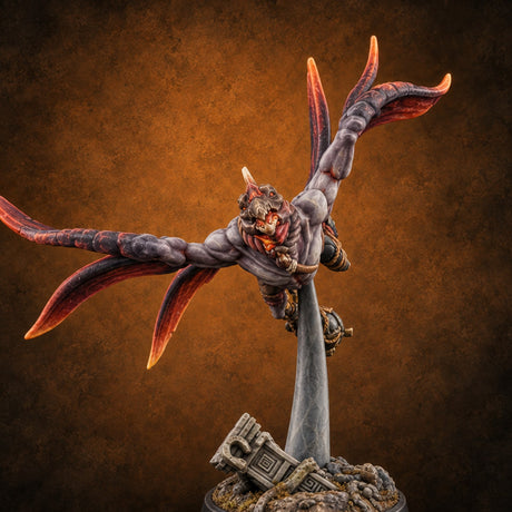 Shrieks Trailing Embers Chasme Winged Bomber C — painted concept preview (miniature supplied unpainted)