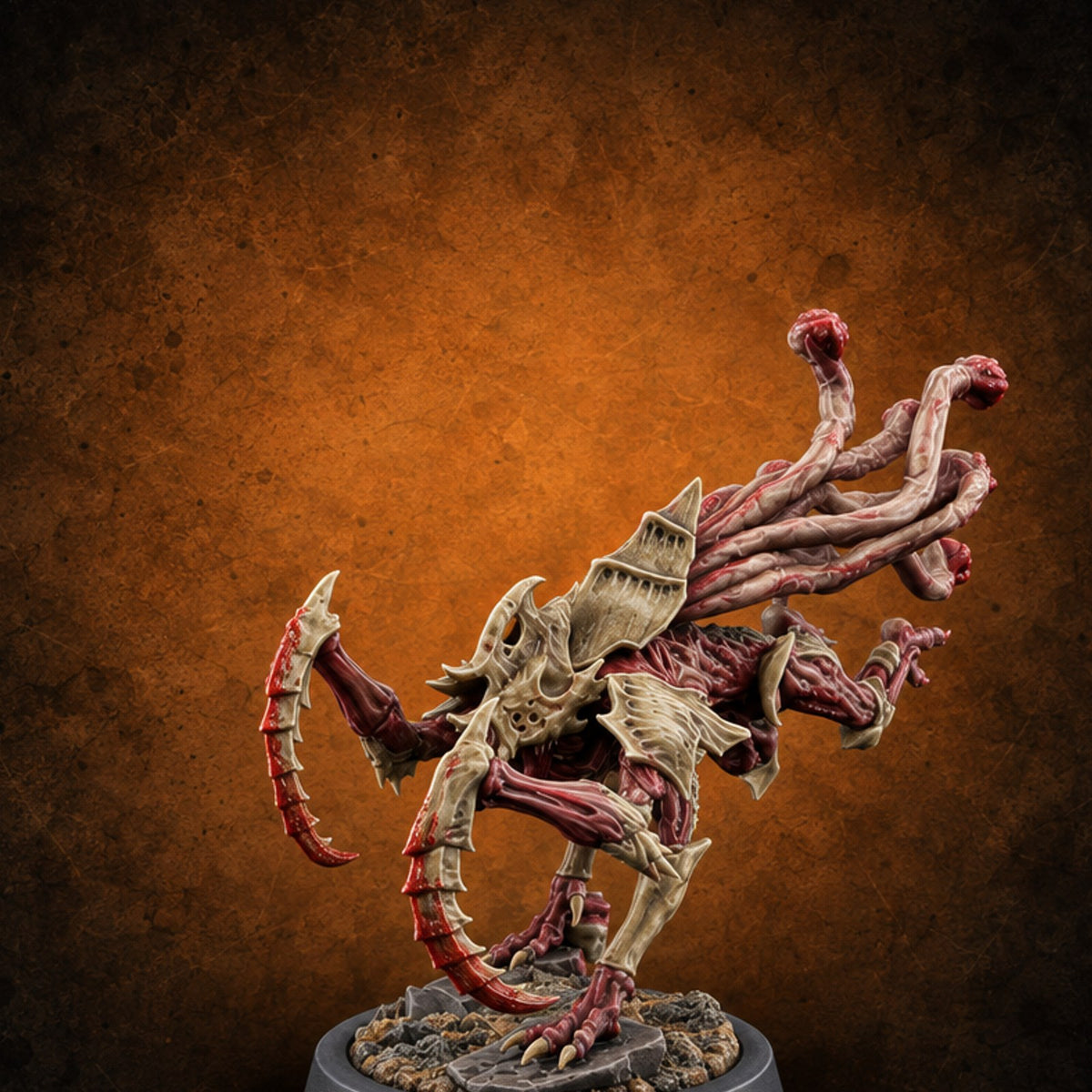 Bloodbank Sprint Team Chasme Demon D — painted concept preview (miniature supplied unpainted)