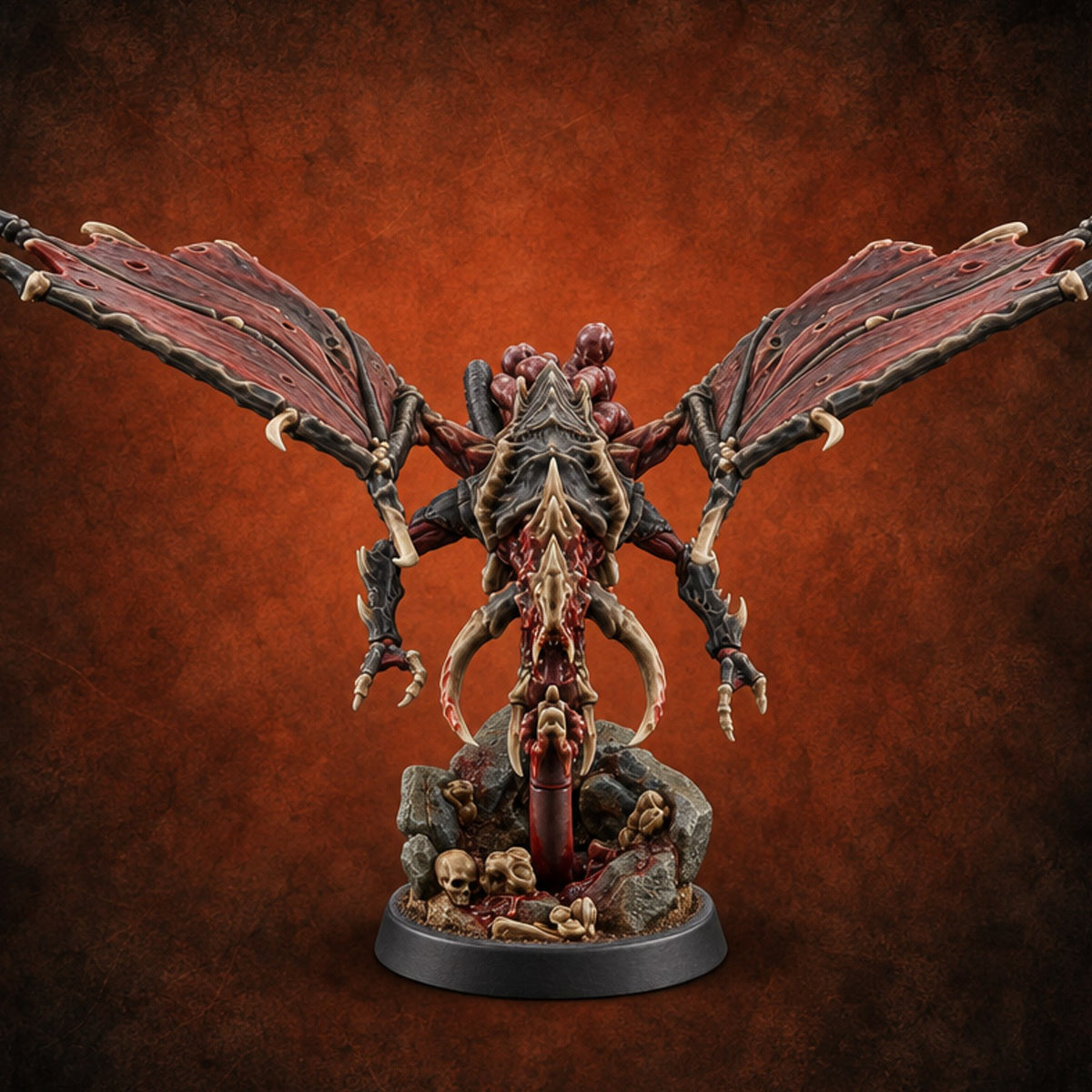 Bloodbank Airborne Collections Chasme Winged Insect Demon A — painted concept preview (miniature supplied unpainted)