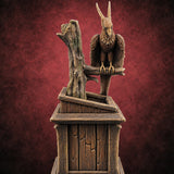 Rug Burn Risk Wooden Hunting Lodge Trophy Display D — painted concept preview (terrain supplied unpainted)