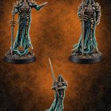 Hanging Hems Wraith Sword Warriors — painted concept preview (miniature supplied unpainted)