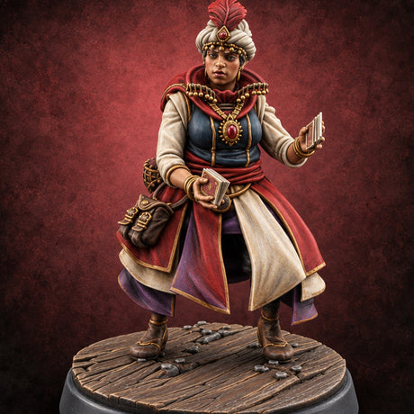 Showtime Never Sleeps Human Carnival Performer C — painted concept preview (miniature supplied unpainted)