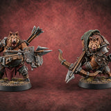 The Ambush Has Tusks Wereboar Crossbowmen — painted concept preview (miniature supplied unpainted)