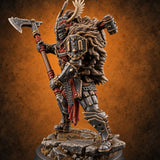 Sermons in Spikes Human Spiked Armoured Warrior J — painted concept preview (miniature supplied unpainted)
