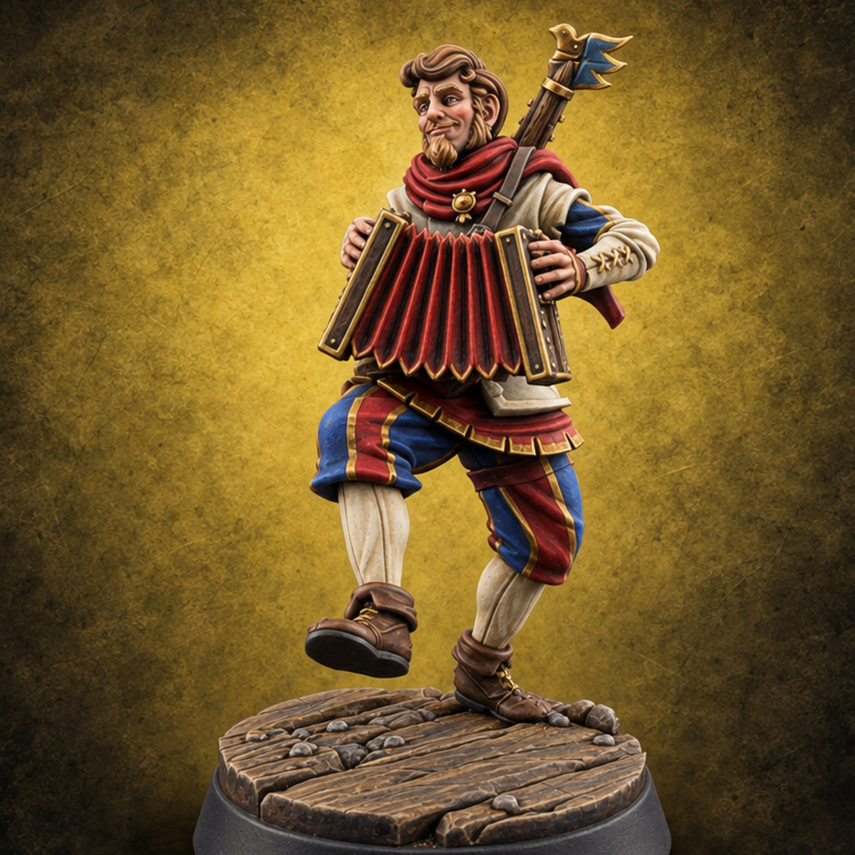 Showtime Never Sleeps Human Carnival Performer E — painted concept preview (miniature supplied unpainted)