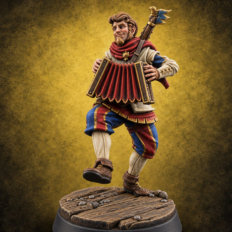 Showtime Never Sleeps Human Carnival Performer E — painted concept preview (miniature supplied unpainted)