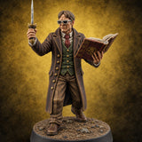 Reading the Rite Aloud Human Occultist — painted concept preview (miniature supplied unpainted)