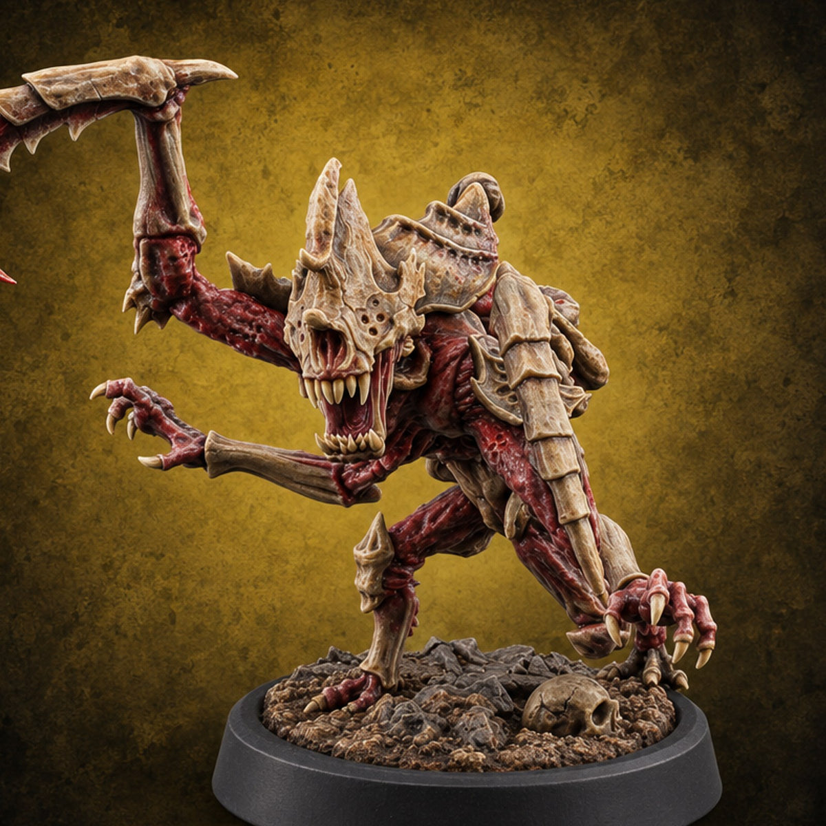 Bloodbank Sprint Team Chasme Demon E — painted concept preview (miniature supplied unpainted)