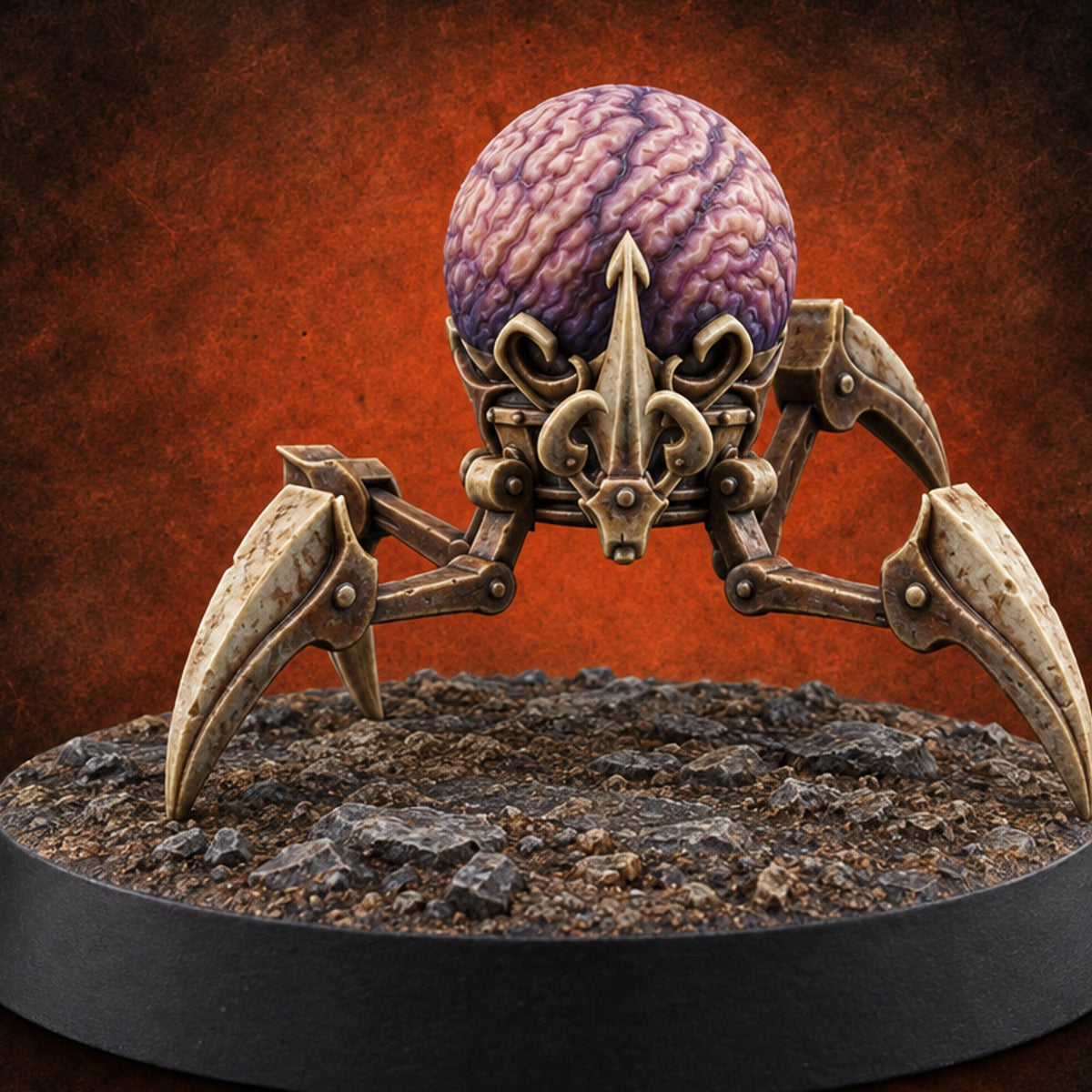Thought Bubbles on Stilts Intellect Devourer B — painted concept preview (miniature supplied unpainted)
