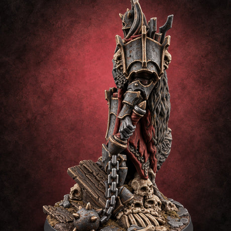 Grudges Kept, Mercy Lost Death Knight C — painted concept preview (miniature supplied unpainted)
