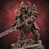Dark Matter of Fact Human Spiked Armoured Warrior A — painted concept preview (miniature supplied unpainted)