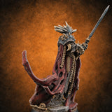 Bows to No Throne Death Knight Warrior B — painted concept preview (miniature supplied unpainted)