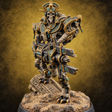 Pharaoh's Honour Guard Reports for Duty Mummy Cybernetic Warrior C — painted concept preview (miniature supplied unpainted)