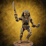 Sandstorm Protocol Warforged Scarab Soldier G — painted concept preview (miniature supplied unpainted)