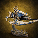 Skimming Above Their Station Elf Hover Knight C — painted concept preview (miniature supplied unpainted)