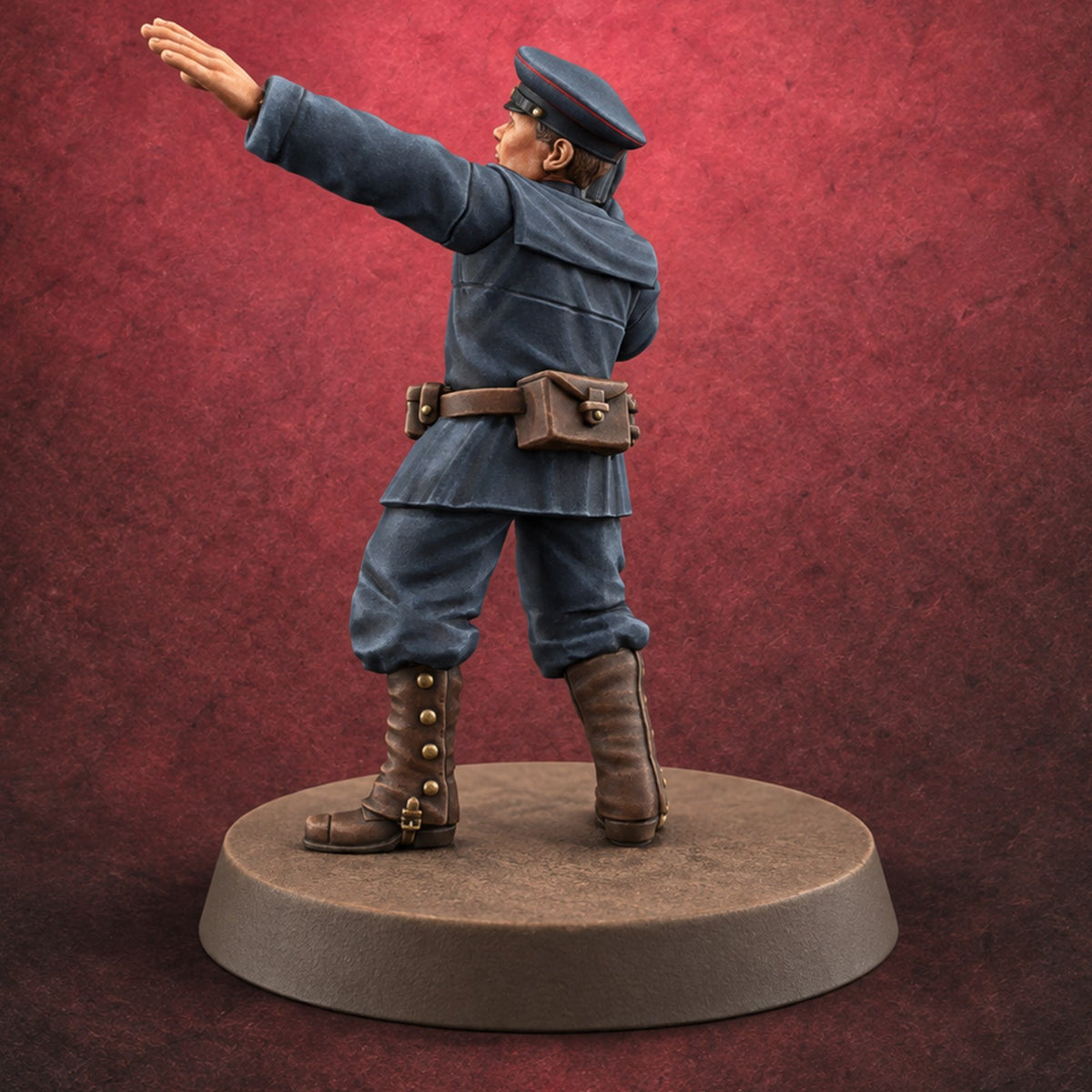Fire for Effect Japanese Naval Heavy Mortar Team B — painted concept preview (miniature supplied unpainted)