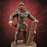 Night Watch Roll Call Human City Guard A — painted concept preview (miniature supplied unpainted)