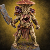 Chest Maw Chewing Over Its Options Myconid Cleaver Warrior A — painted concept preview (miniature supplied unpainted)