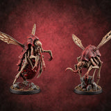 Bloodbank Overdrafts Due Chasme Winged Insect Demons — painted concept preview (miniature supplied unpainted)