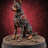 Bite Now, Calibrate Later Hell Hound Cybernetic Dog D — painted concept preview (miniature supplied unpainted)