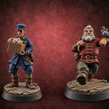 Special Delivery, Signature Required Human Post Office Messengers — painted concept preview (miniature supplied unpainted)