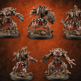 Debris Has Opinions Flesh Golem Brutes — painted concept preview (miniature supplied unpainted)